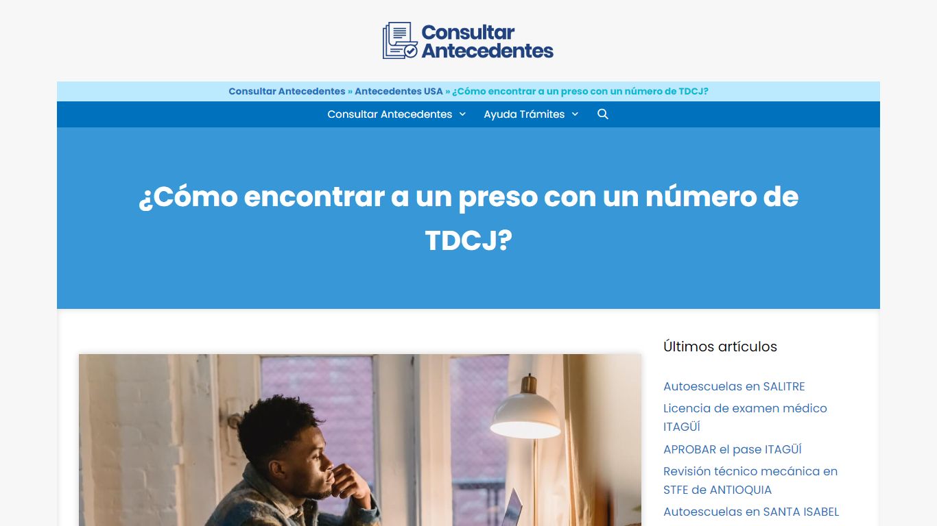 ¿Cómo encontrar a un preso con un número de TDCJ?