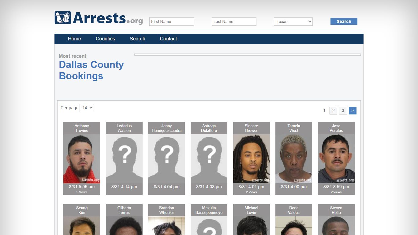 Dallas County Arrests and Inmate Search